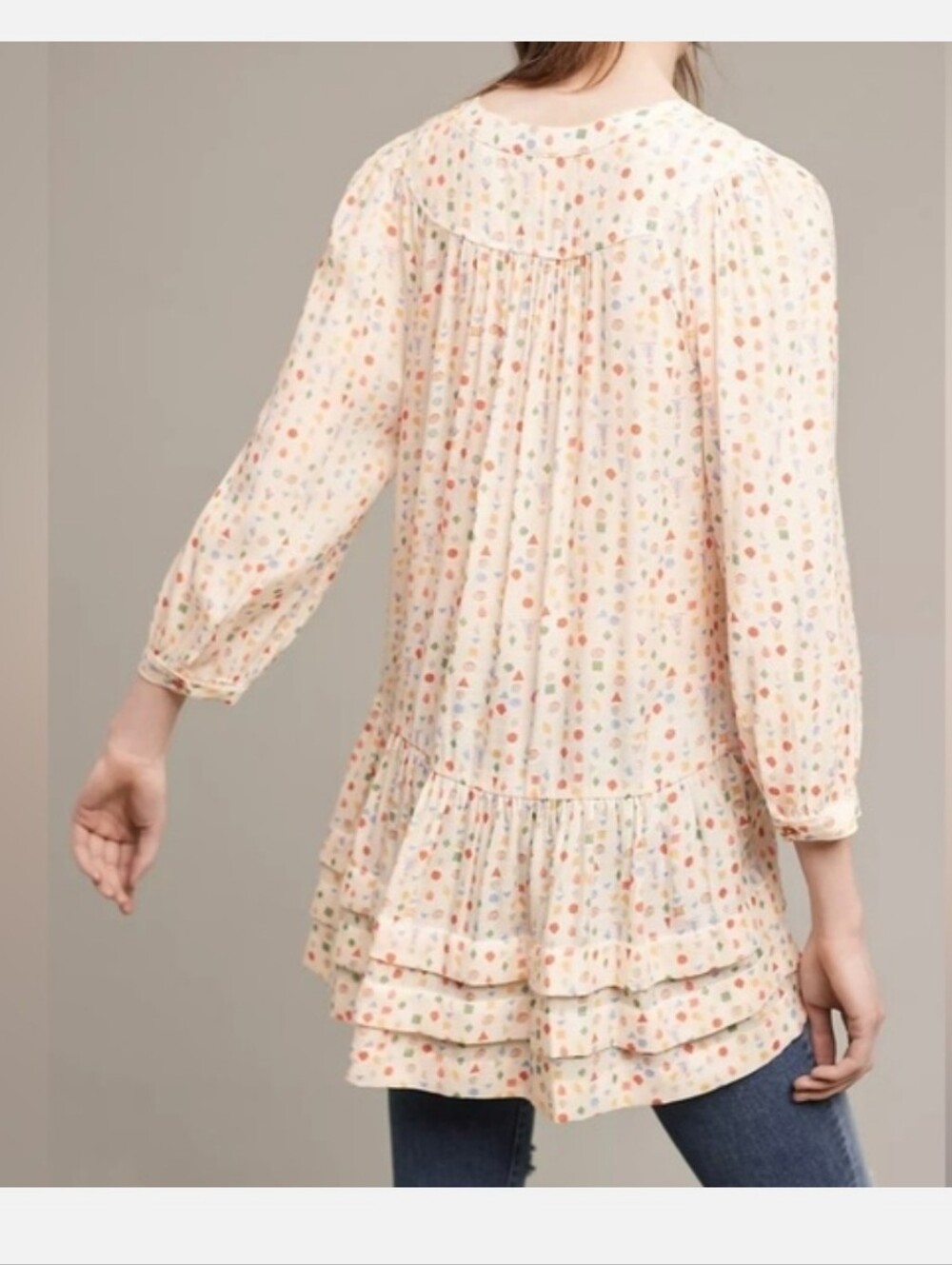 Anthropologie Maeve Paccia Buttondown Tunic - Picture 4 of 6